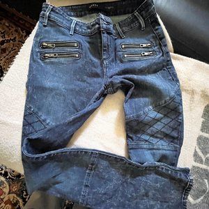 Guess jeans premium mid rise dark navy designer